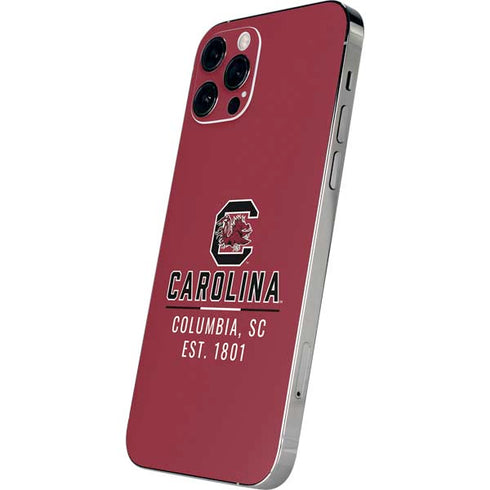 University of South Carolina Columbia SC, EST. 1801 iPhone 12 Pro Max Skin