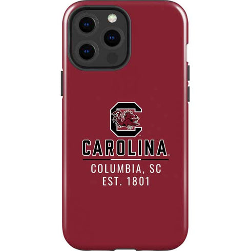University of South Carolina Columbia SC, EST. 1801 iPhone 13 Pro Max Impact Case