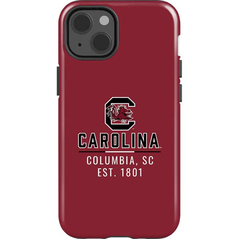 University of South Carolina Columbia SC, EST. 1801 iPhone 15 Impact Case