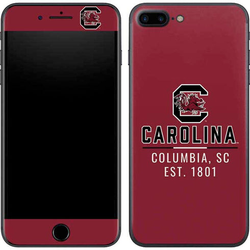 University of South Carolina Columbia SC, EST. 1801 iPhone 8 Plus Skin