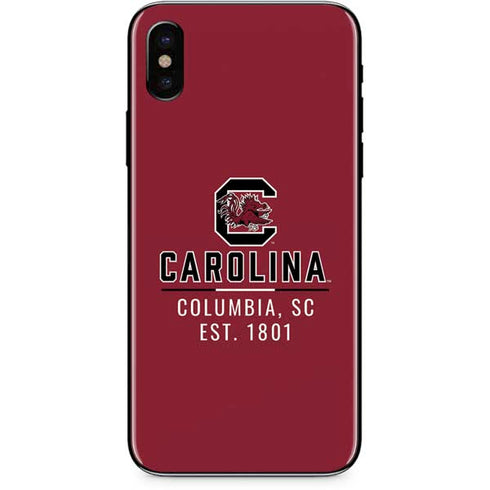 University of South Carolina Columbia SC, EST. 1801 iPhone XS Skin