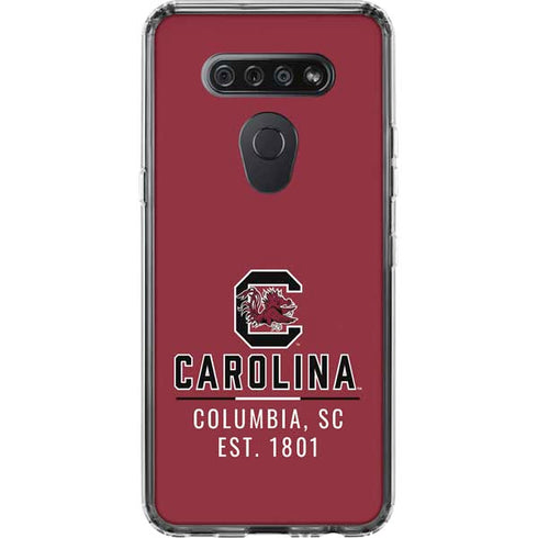 University of South Carolina Columbia SC, EST. 1801 LG K51/Q51 Clear Case