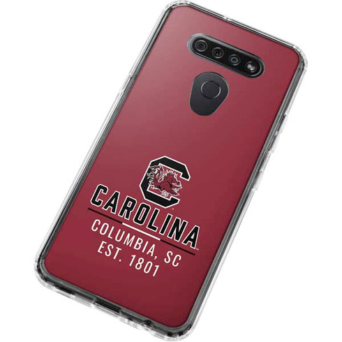 University of South Carolina Columbia SC, EST. 1801 LG K51/Q51 Clear Case
