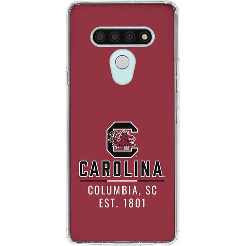 University of South Carolina Columbia SC, EST. 1801 LG Stylo 6 Clear Case