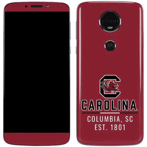 University of South Carolina Columbia SC, EST. 1801 Moto E5 Plus Skin