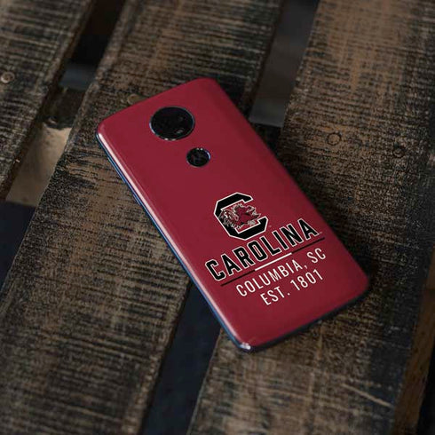 University of South Carolina Columbia SC, EST. 1801 Moto E5 Plus Skin