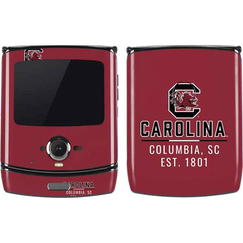 University of South Carolina Columbia SC, EST. 1801 Motorola RAZR Skin