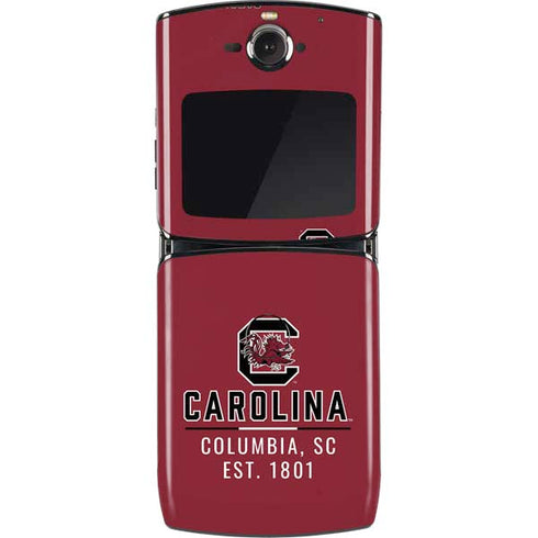 University of South Carolina Columbia SC, EST. 1801 Motorola RAZR Skin