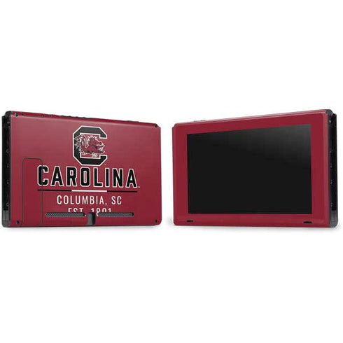University of South Carolina Columbia SC, EST. 1801 Nintendo Switch Bundle Skin