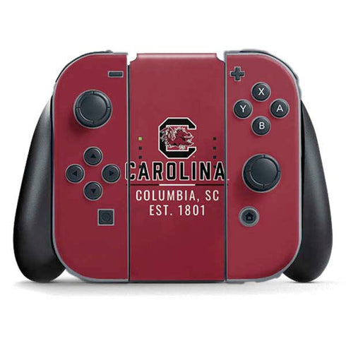 University of South Carolina Columbia SC, EST. 1801 Nintendo Switch (2017-2021) Joy-Con Controller Skin