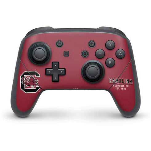 University of South Carolina Columbia SC, EST. 1801 Nintendo Switch Pro Controller Skin
