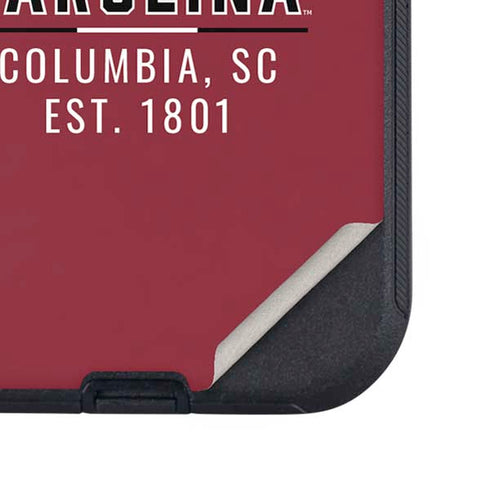University of South Carolina Columbia SC, EST. 1801 Otterbox Defender iPhone Skin