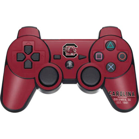 University of South Carolina Columbia SC, EST. 1801 PS3 Dual Shock wireless controller Skin