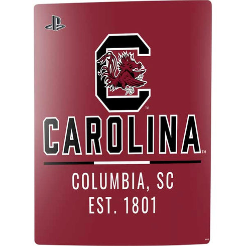 University of South Carolina Columbia SC, EST. 1801 PS5 Digital Edition Console Skin