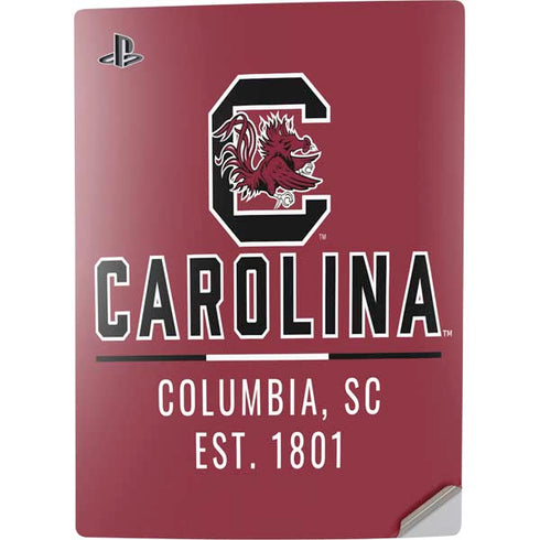 University of South Carolina Columbia SC, EST. 1801 PS5 Digital Edition Console Skin