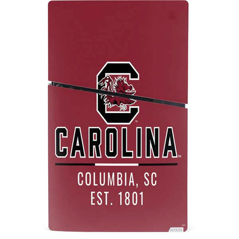 University of South Carolina Columbia SC, EST. 1801 PS5 Slim Digital Edition Bundle Skin