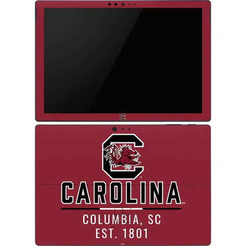 University of South Carolina Columbia SC, EST. 1801 Surface Pro 6 Skin