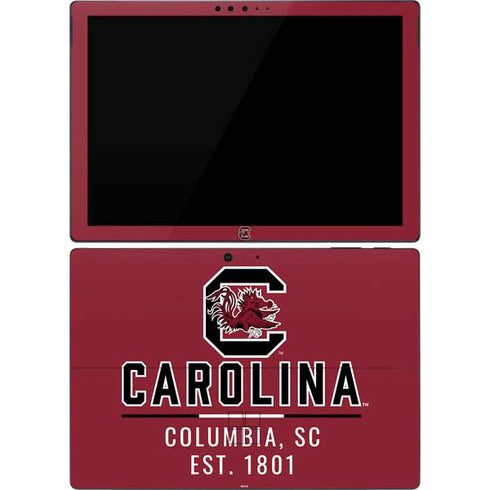 University of South Carolina Columbia SC, EST. 1801 Surface Pro 7 Skin