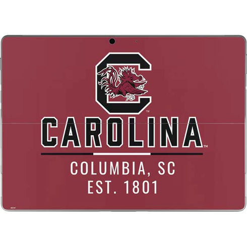 University of South Carolina Columbia SC, EST. 1801 Surface Pro 8 Skin