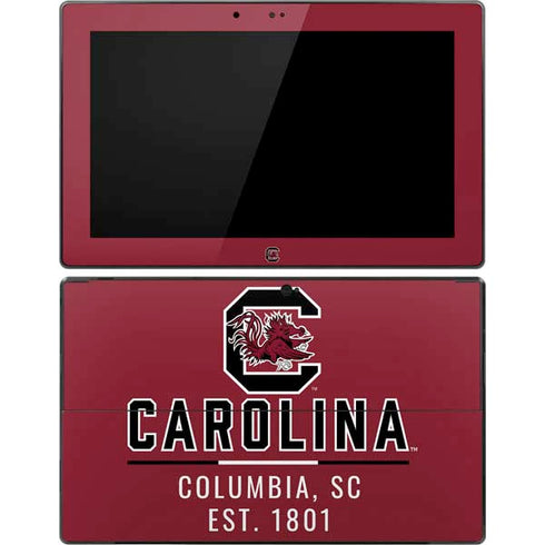University of South Carolina Columbia SC, EST. 1801 Surface Pro Tablet Skin
