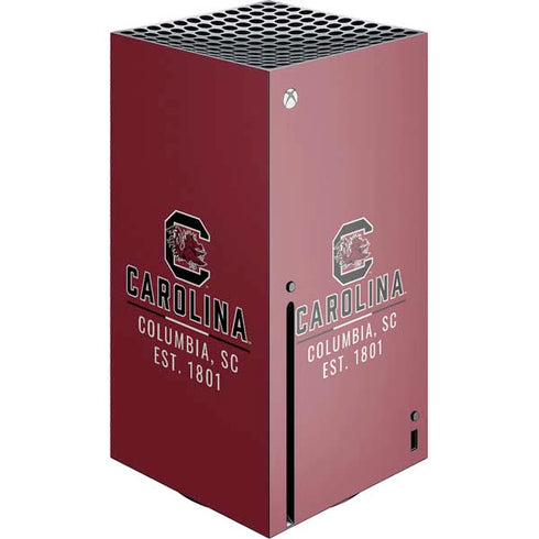 University of South Carolina Columbia SC, EST. 1801 Xbox Series X Console Skin