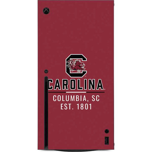 University of South Carolina Columbia SC, EST. 1801 Xbox Series X Console Skin
