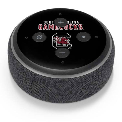 University of South Carolina Gamecocks Black Amazon Echo Dot Skin