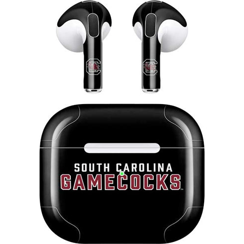 University of South Carolina Gamecocks Black Apple AirPods (3rd Gen 2021) Skin