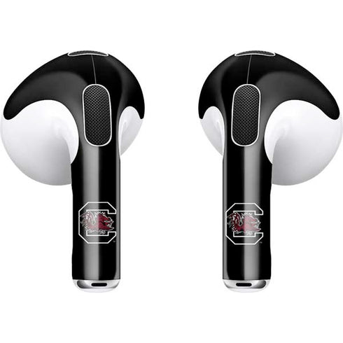 University of South Carolina Gamecocks Black Apple AirPods (3rd Gen 2021) Skin