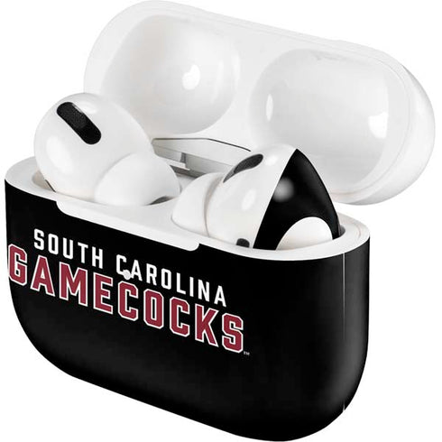 University of South Carolina Gamecocks Black Apple AirPods Pro Skin