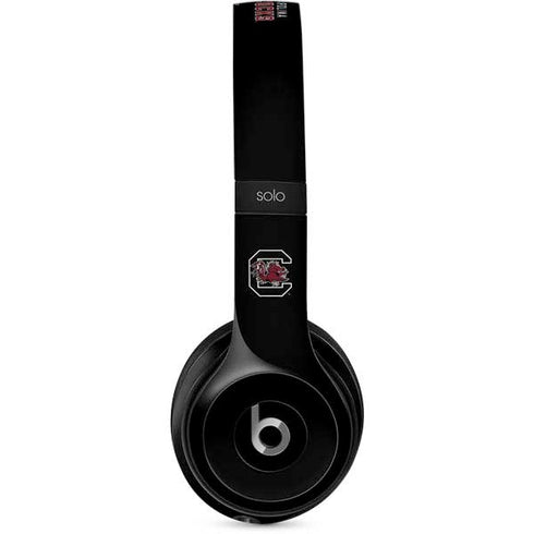 University of South Carolina Gamecocks Black Beats Solo 2 Wired Skin