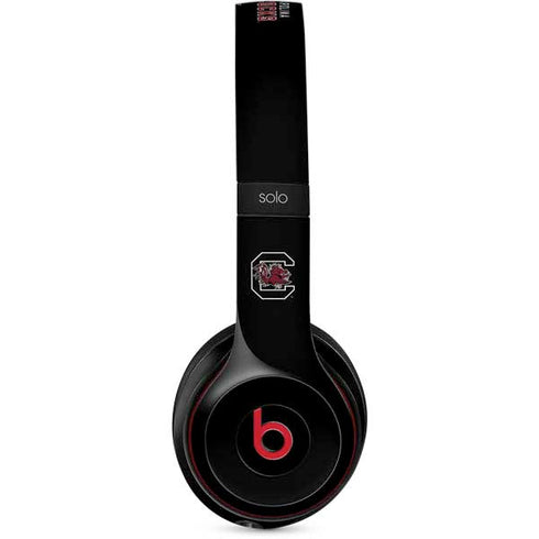 University of South Carolina Gamecocks Black Beats Solo 2 Wireless Skin