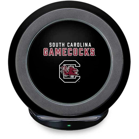 University of South Carolina Gamecocks Black Fast Charge Wireless Charging Stand Skin