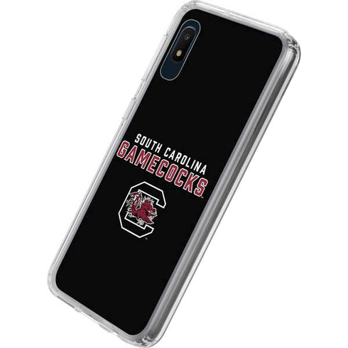 University of South Carolina Gamecocks Black Galaxy A10e Clear Case