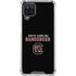 University of South Carolina Gamecocks Black Galaxy A12 Clear Case