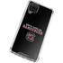 University of South Carolina Gamecocks Black Galaxy A12 Clear Case