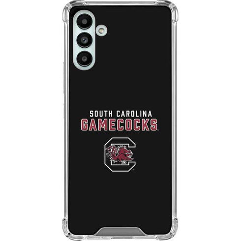 University of South Carolina Gamecocks Black Galaxy A13 5G Clear Case