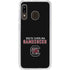 University of South Carolina Gamecocks Black Galaxy A20 Clear Case