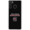 University of South Carolina Gamecocks Black Galaxy A21 Clear Case