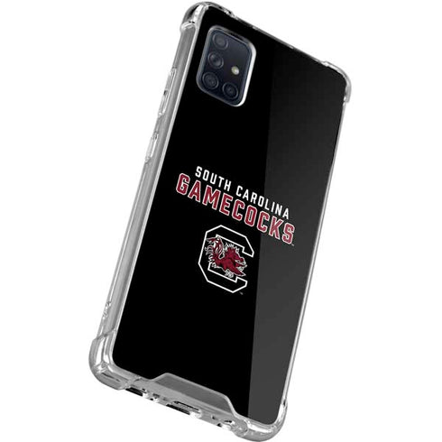 University of South Carolina Gamecocks Black Galaxy A51 5G Clear Case