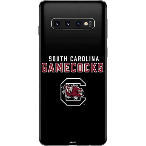 University of South Carolina Gamecocks Black Galaxy S10 Skin