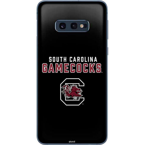 University of South Carolina Gamecocks Black Galaxy S10e Skin