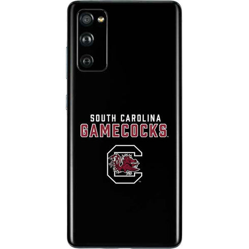 University of South Carolina Gamecocks Black Galaxy S20 Fan Edition Skin