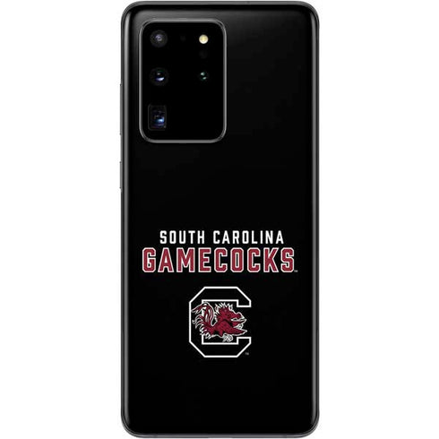University of South Carolina Gamecocks Black Galaxy S20 Ultra 5G Skin