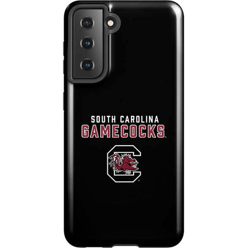 University of South Carolina Gamecocks Black Galaxy S21 5G Pro Case