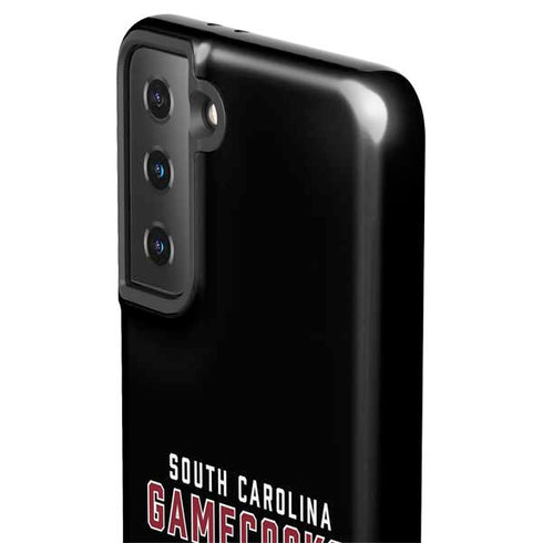 University of South Carolina Gamecocks Black Galaxy S21 FE Pro Case