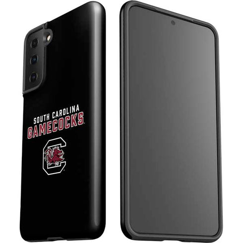 University of South Carolina Gamecocks Black Galaxy S21 FE Pro Case