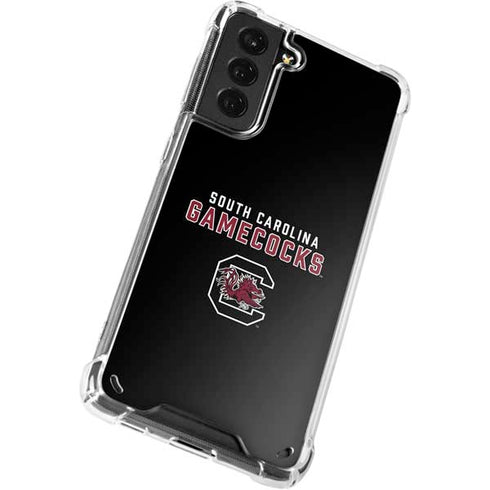 University of South Carolina Gamecocks Black Galaxy S21 Plus 5G Clear Case
