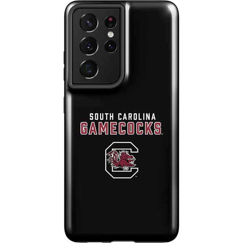University of South Carolina Gamecocks Black Galaxy S21 Ultra 5G Pro Case