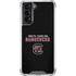 University of South Carolina Gamecocks Black Galaxy S22 Clear Case